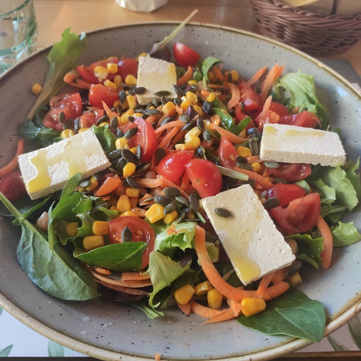 photo of Santa - La Pizza Buona e Giusta Desenzano del Garda Vegan Salad shared by @francibertaz on  13 Mar 2022 - review