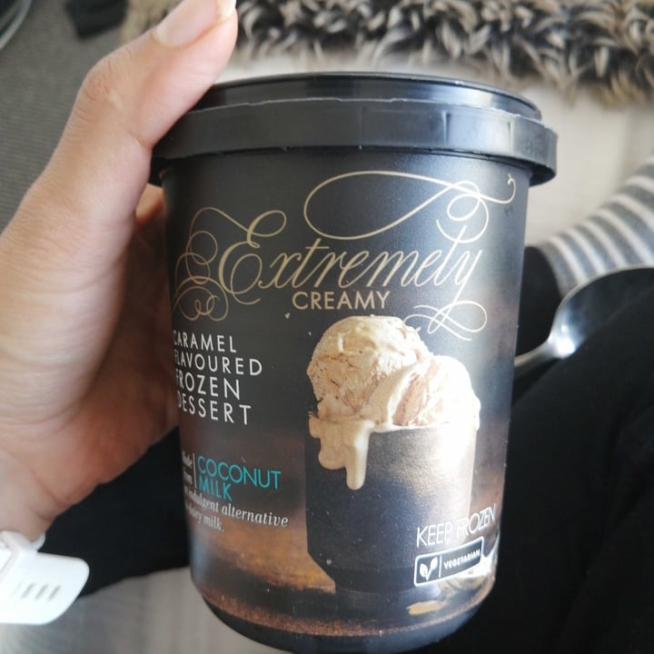 photo of Woolworths Food Caramel Flavored Frozen Dessert shared by @thegreendietitian on  05 May 2020 - review