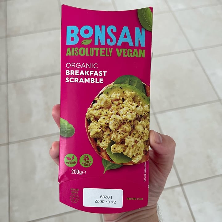 photo of Bonsan Organic Breakfast Scramble shared by @shauny on  19 Sep 2022 - review