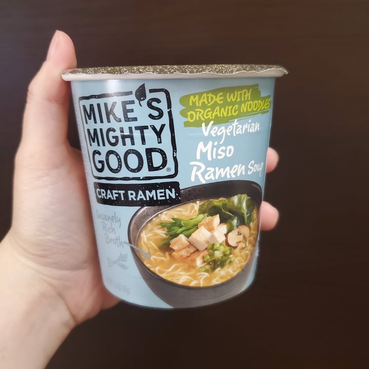 review photo of Mike's Mighty Good Vegetarian Miso Ramen Soup shared by @trippingshadow on 09 Nov 2020 - review