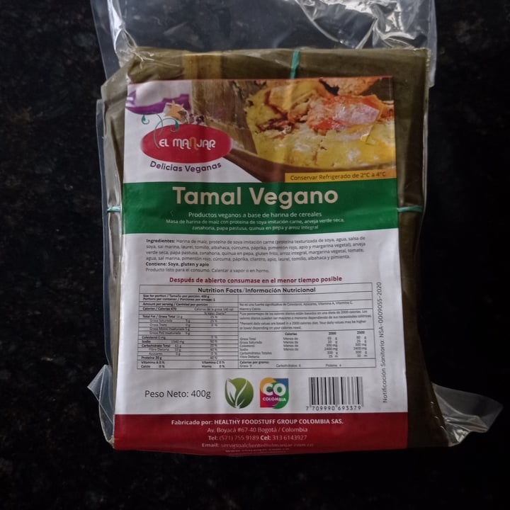 photo of El Manjar Tamal Vegano shared by @jasonreyes on  14 Jun 2021 - review