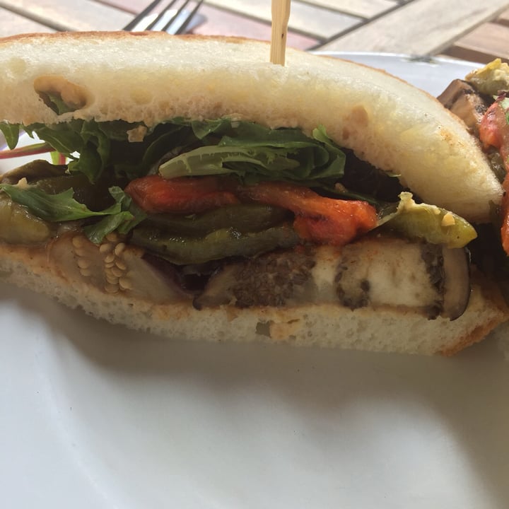 photo of Sarnies Grilled Aubergine Sandwich (Veganised) shared by @lisab on  21 Dec 2018 - review