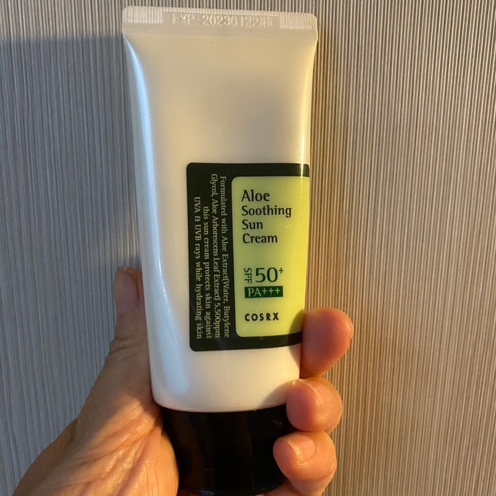 photo of Cosrx Aloe Soothing Sun Cream shared by @piggy-egg on  09 Nov 2021 - review