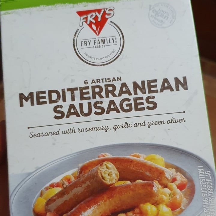 photo of Fry's Family Food Fry's Mediterranean Sausages shared by @livingkindly on  07 Jun 2022 - review