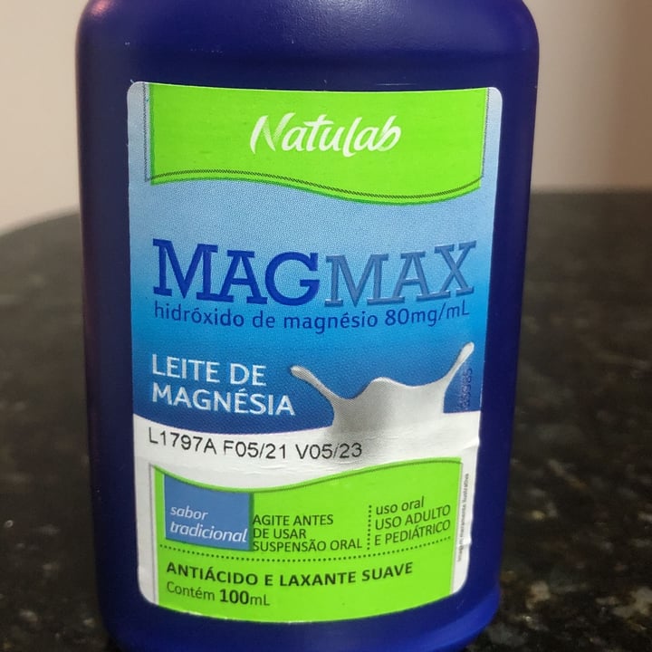 photo of Natulab Leite de MAgnesia Magmax shared by @dmbraga on  14 May 2022 - review