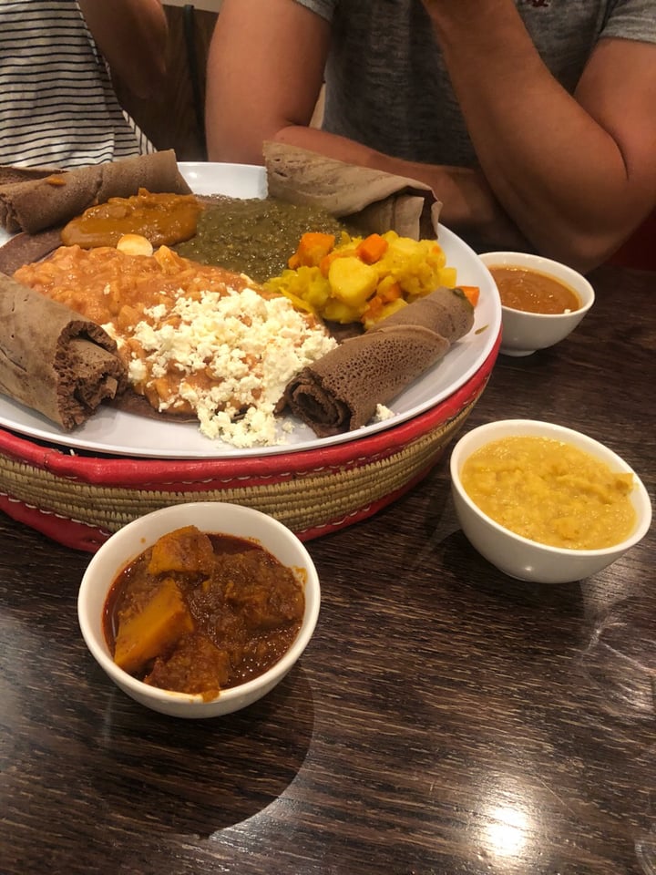 photo of Saba's Ethiopian Restaurant Vegetarian combo shared by @samby327 on  02 Jan 2019 - review