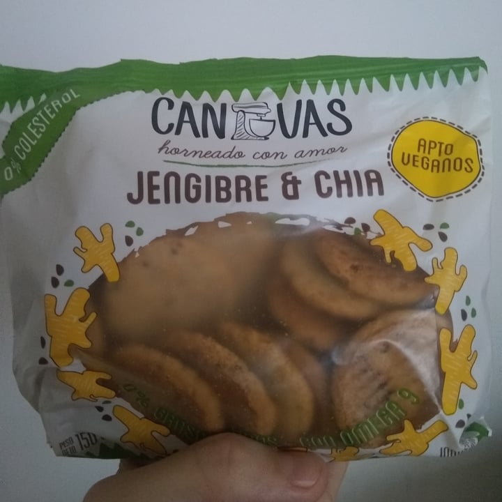 photo of Canvas Galletitas de Jengibre & Chia shared by @mariamaske on  04 Feb 2022 - review