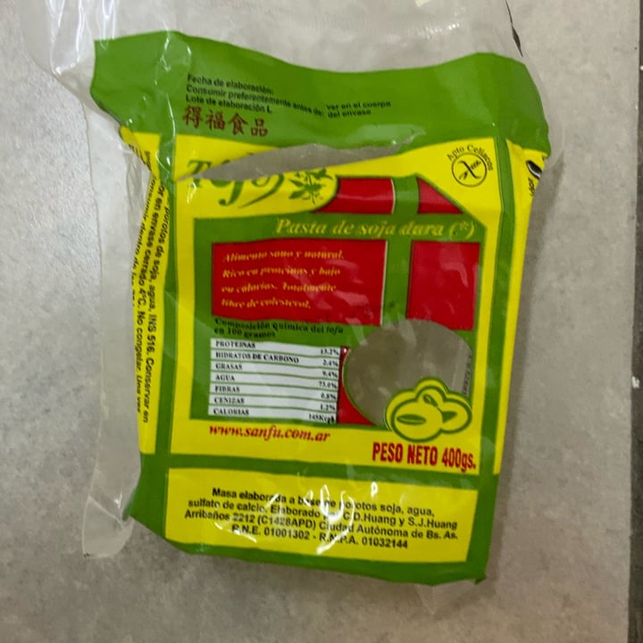 photo of Sanfu alimentos Tofu - Pasta De Soja shared by @candearv on  29 Mar 2022 - review