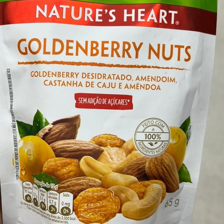 photo of Nature's Heart Goldenberry nuts shared by @ronisealencar on  11 May 2022 - review