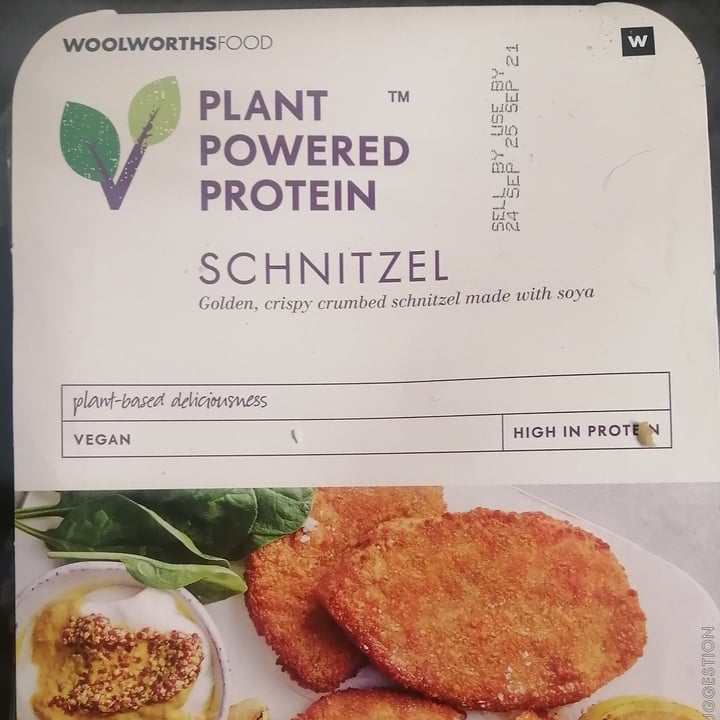photo of Woolworths Plant Powered Schnitzel shared by @veganstonergirl on  21 Sep 2021 - review