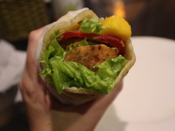 photo of Karma Waters Falafel Wrap shared by @kaylabear on  21 Nov 2019 - review