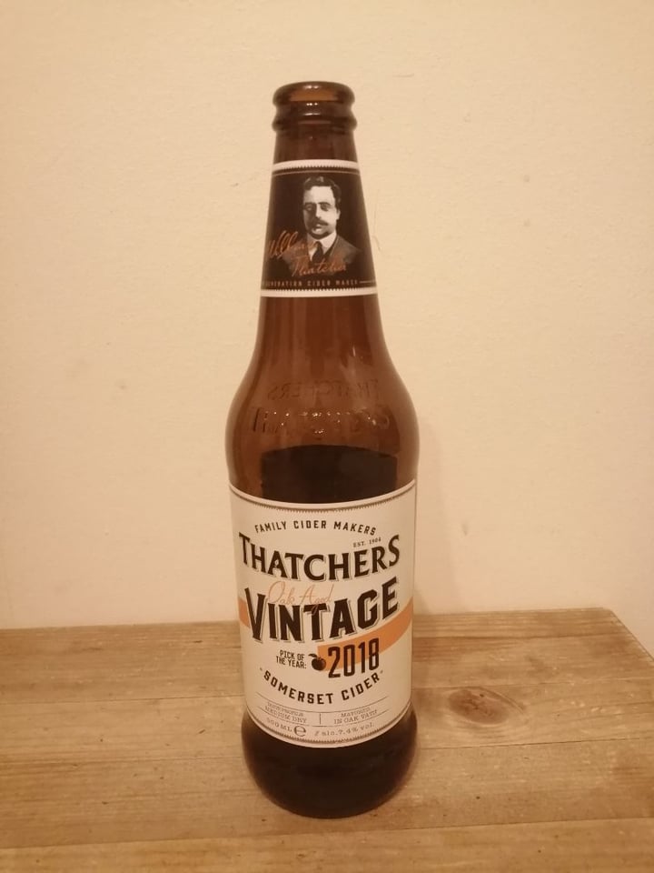 photo of Thatchers Vintage Somerset Cider shared by @nrc on  23 Mar 2020 - review