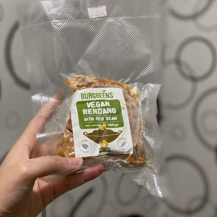 photo of Burgreens The Breeze Vegan Rendang with Red Beans shared by @pinkan on  20 Jul 2020 - review