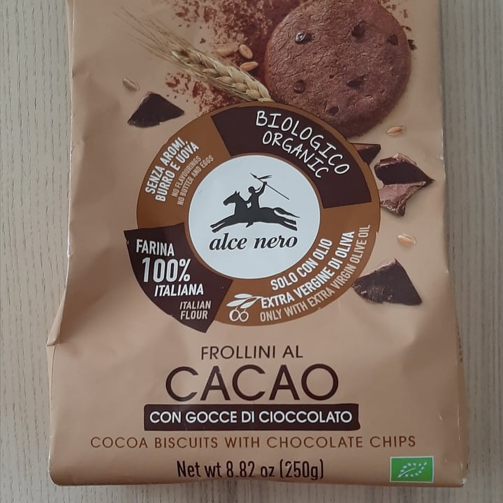 review photo of Alce Nero Biscotti cacao con gocce di cioccolato shared by @lauramangone on 16 Jun 2022 - review