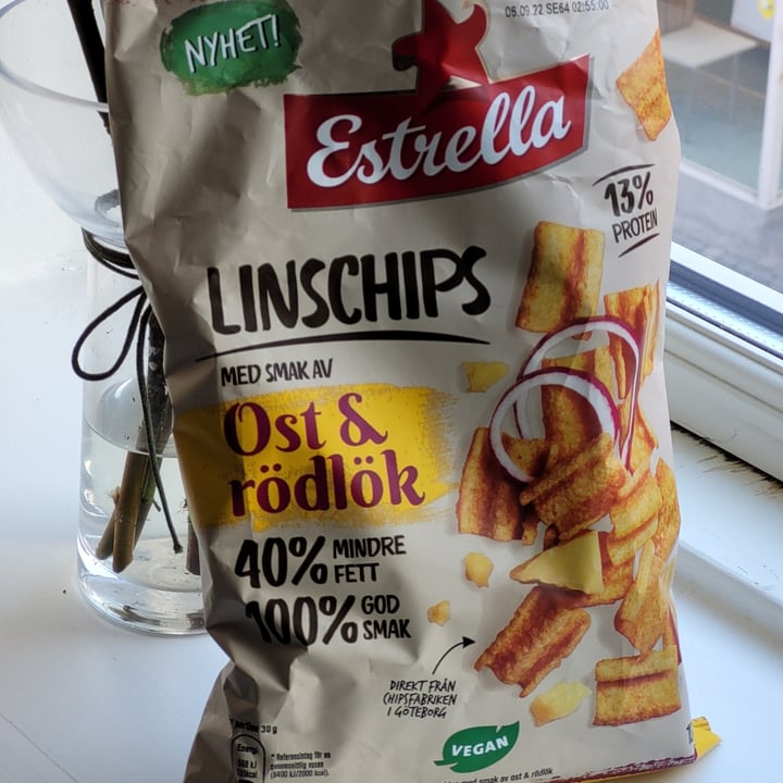 review photo of Estrella Linschips Ost & rödlök shared by @delisandra on 12 May 2022 - review