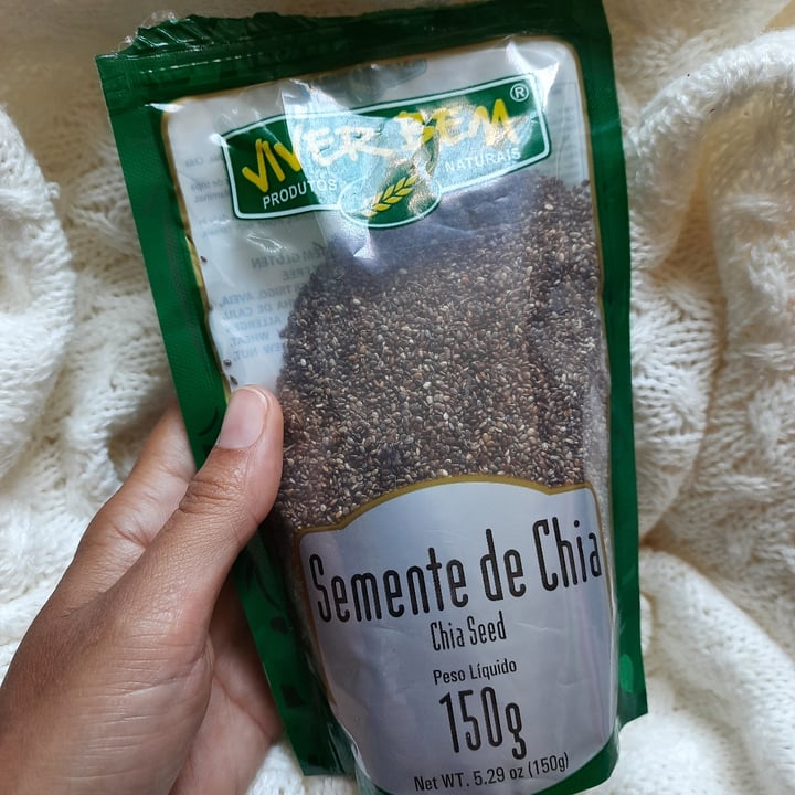 photo of Viver Bem Produtos Naturais Semente de chia shared by @jeharq on  11 May 2022 - review