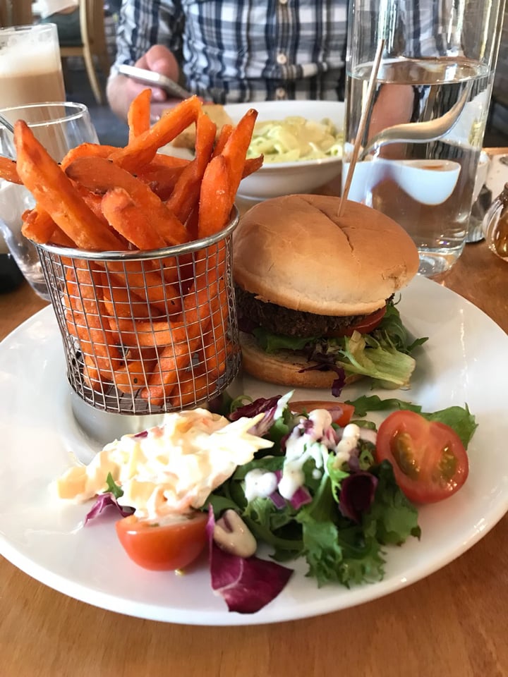 photo of The Narrow Quarter Bistro & Coffeehouse Veggie burger shared by @healthychoices on  08 Jul 2018 - review