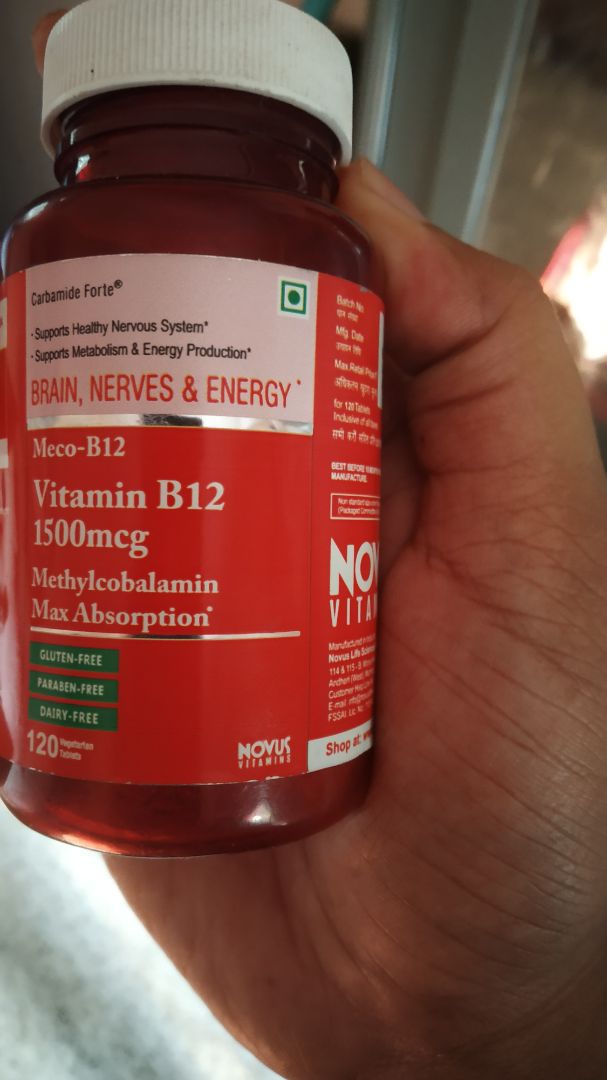 photo of Novus Vitamins Carbide Forte B12 1500mcg shared by @rolwynj on  15 Apr 2020 - review