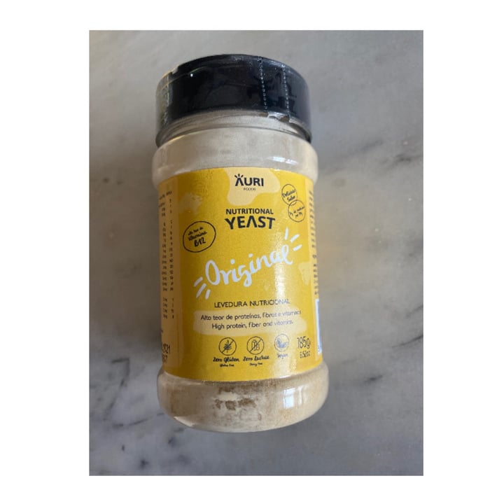 photo of Auri Foods Nutritional Yeast Original shared by @rebecalopes on  05 Aug 2021 - review