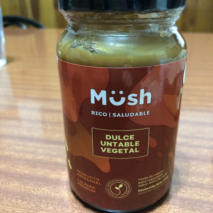 photo of Müsh Dulce de leche vegetal shared by @agostinalv on  12 Oct 2022 - review