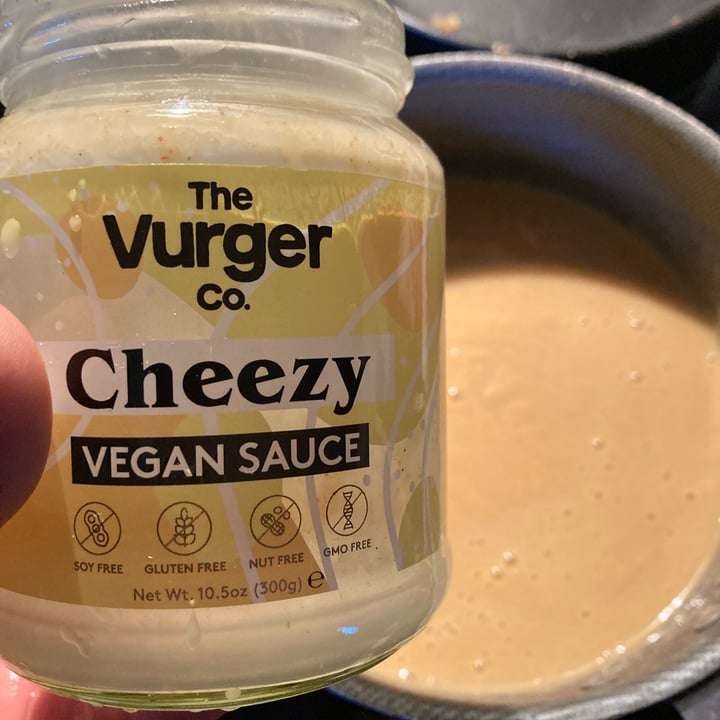 photo of The Vurger Co Cheezy Vegan Sauce shared by @veganpantrydotcom on  08 Oct 2022 - review