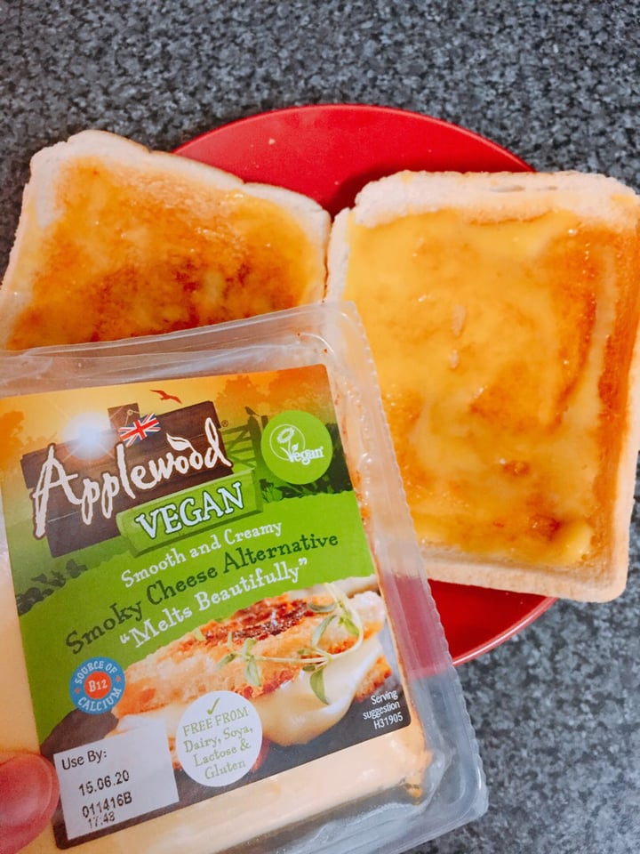 review photo of Applewood Applewood Vegan Smoky Cheese Alternative shared by @jessxvx on 01 Mar 2020 - review