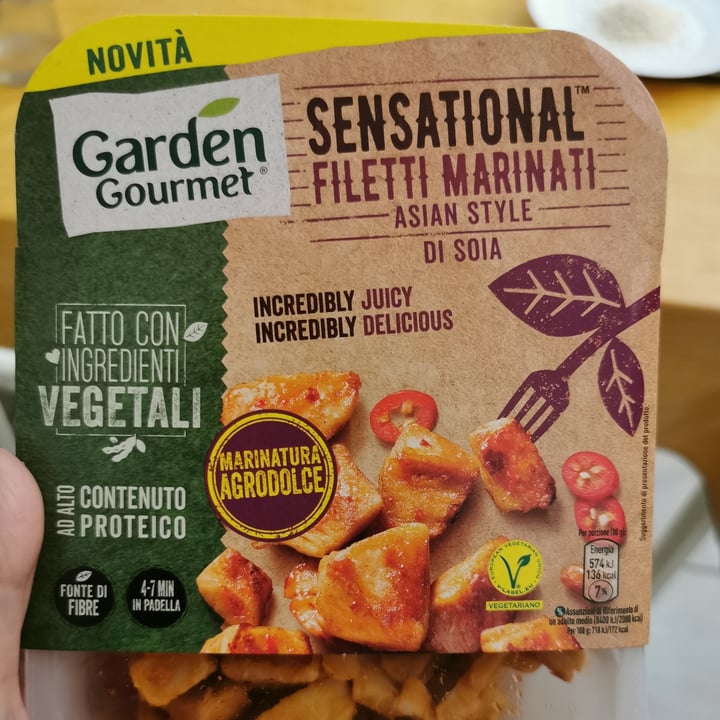 review photo of Garden Gourmet Sensational Filetti Marinati Asian Style shared by @camibocss on 13 Apr 2022 - review