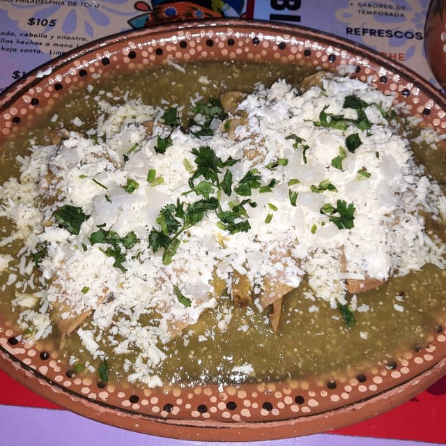 Foto del piatto “Enchiladas Verdes”