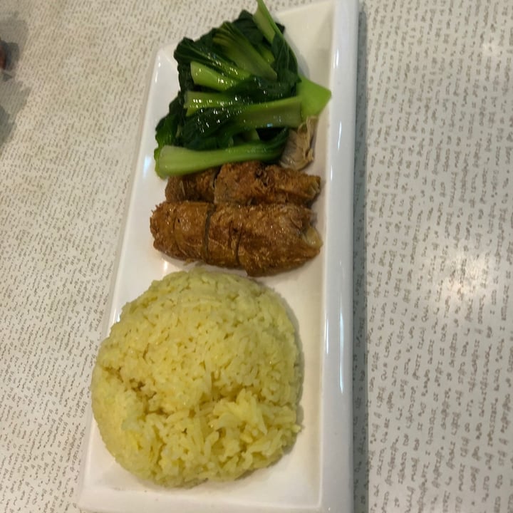 photo of Vegetarian Express Cafe Roasted Chicken Rice shared by @soy-orbison on  29 Jan 2020 - review