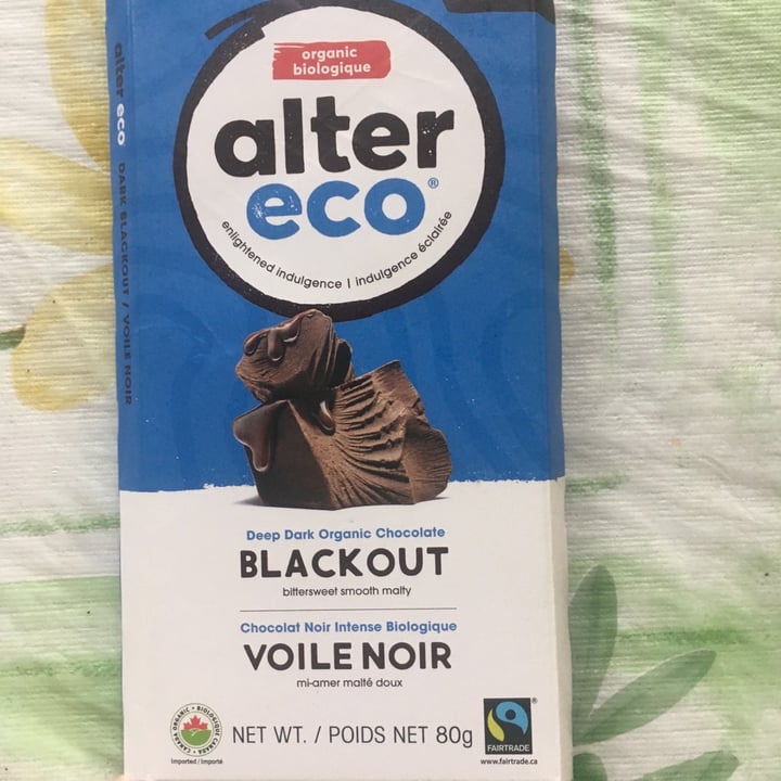 photo of Alter Eco Deep Dark Blackout shared by @sara18 on  05 Jun 2020 - review