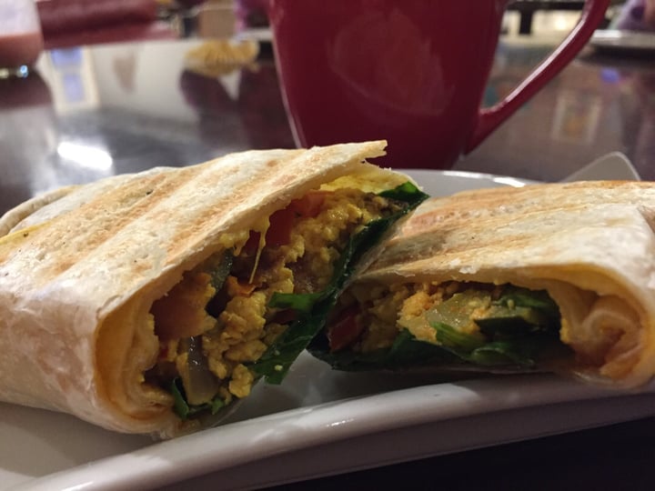 photo of The Minga Cafe Breakfast Wrap shared by @theveronikasimmons on  12 Dec 2019 - review
