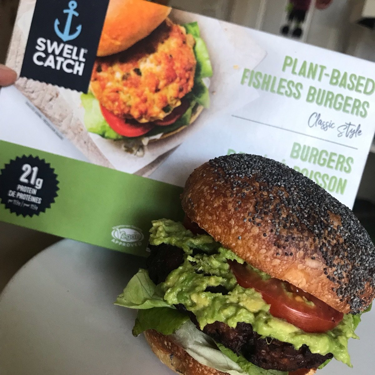 Plant Based Fishless Burgers from Swell Catch - Vegan Product Reviews ...