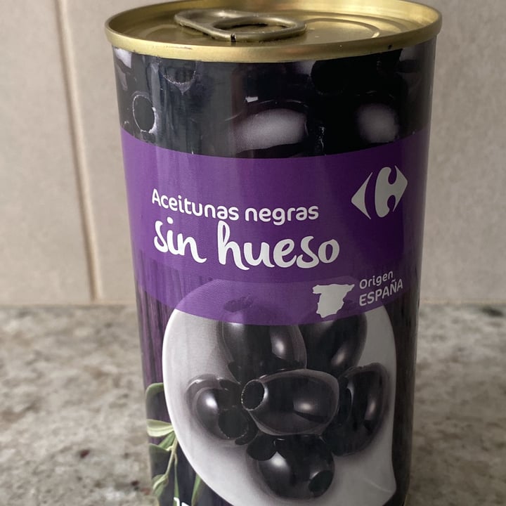 photo of Carrefour Aceitunas negras sin hueso shared by @baiasca on  30 Aug 2022 - review