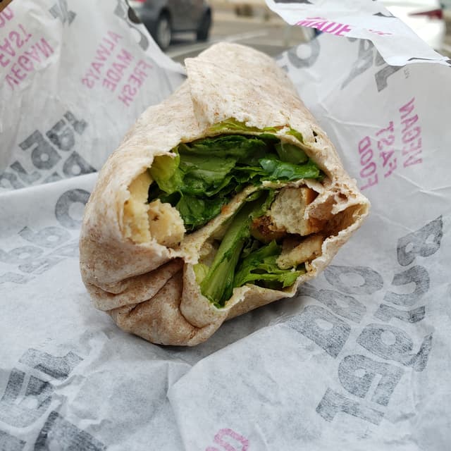 Photo of the dish “Chick'UN Ceasar Wrap”
