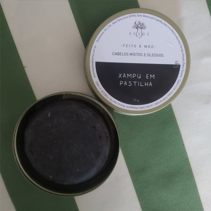review photo of Baobá Saboaria Xampu Em Pastilha De Carvão Ativado shared by @ricardogreggo on 30 Jul 2021 - review
