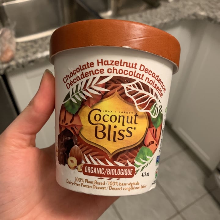review photo of Coconut Bliss Chocolate Hazelnut Decadence shared by @lindsayh14 on 19 Jun 2021 - review