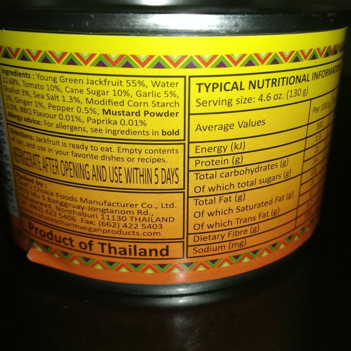 review photo of Nature's Charm Bar-B-Que Jackfruit shared by @jeandrek on 04 Aug 2022 - review