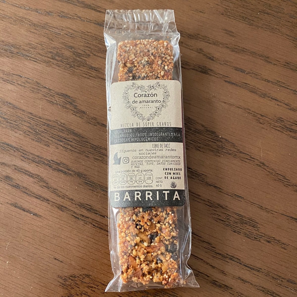 Corazón de amaranto Barrita Reviews abillion