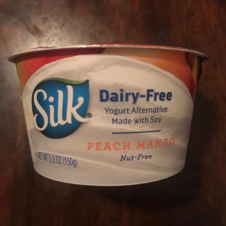 photo of Silk Peach Mango Dairy Free Yogurt alternative shared by @dominionandchill on  31 Dec 2020 - review