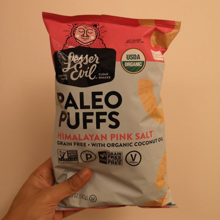 Lesser evil snacks reviews abillion