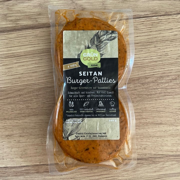 Grün Gold Seitan BurgerPatties Review abillion