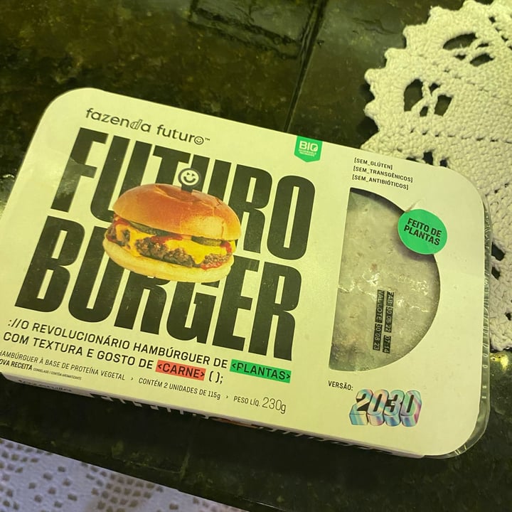 photo of Fazenda Futuro - Future Farm Futuro Burger shared by @ale2023 on  28 Sep 2022 - review