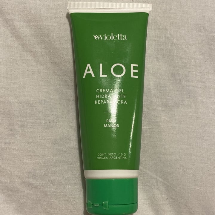 photo of Violetta cosméticos Crema Para Manos Aloe Vera shared by @veggihallows on  16 Feb 2022 - review