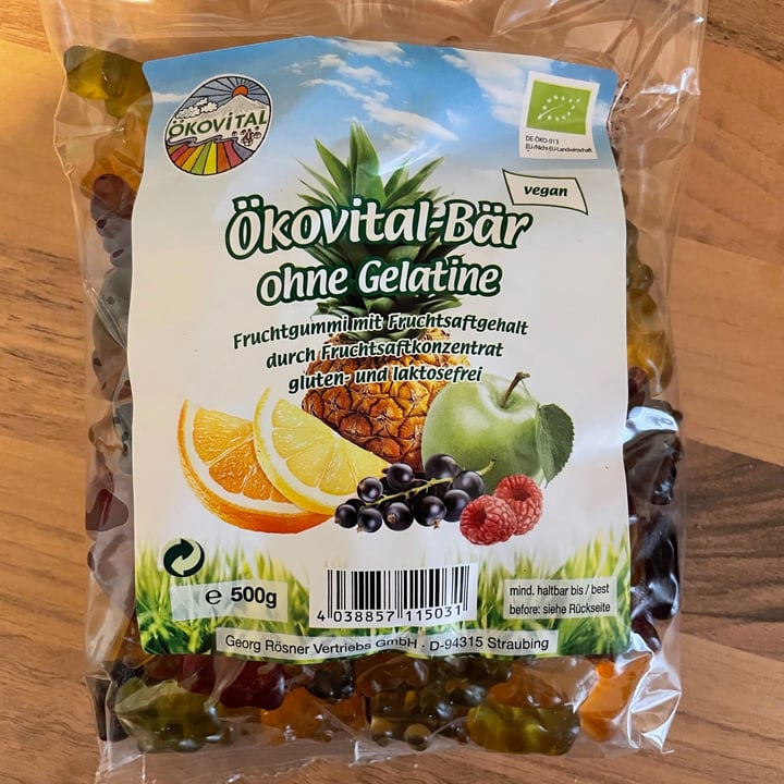 photo of Ökovital Fruit Gummy Candies shared by @weganerin on  28 Apr 2021 - review