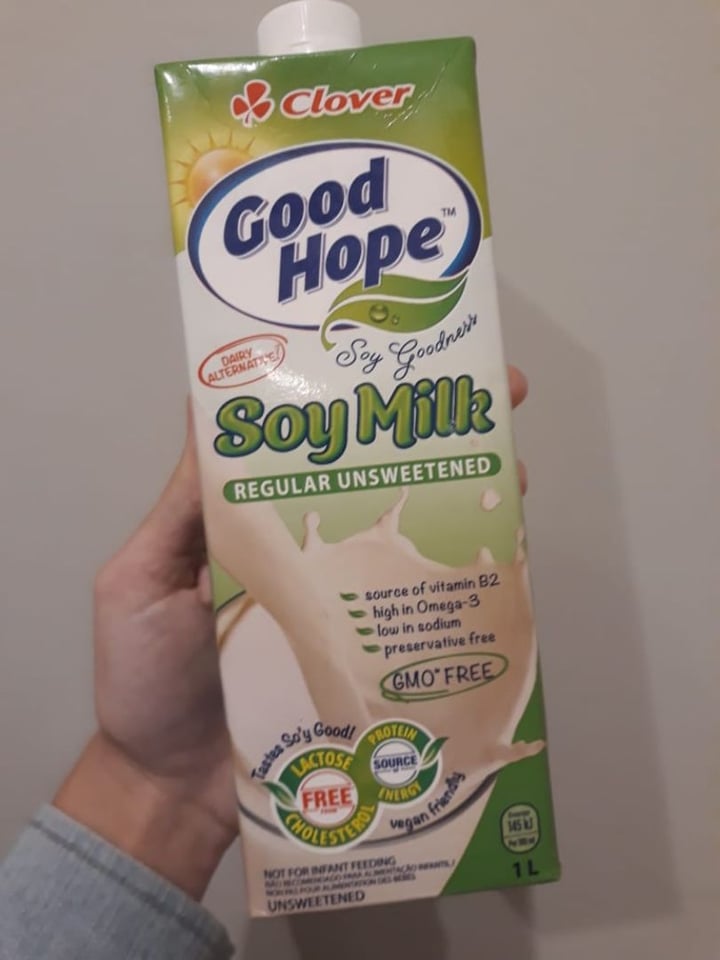 photo of Good Hope Good Hope Soy Milk Regular Unsweetened shared by @vuurhoutjie on  31 Aug 2019 - review