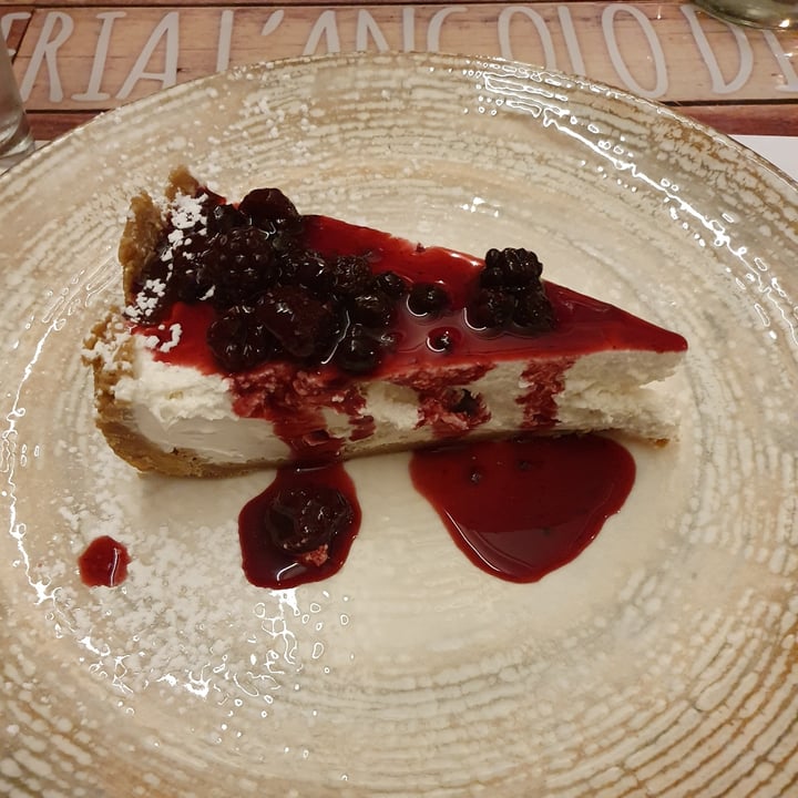 photo of Osteria L’Angolo Divino Cheesecake Vegana shared by @a1ex on  09 Aug 2021 - review