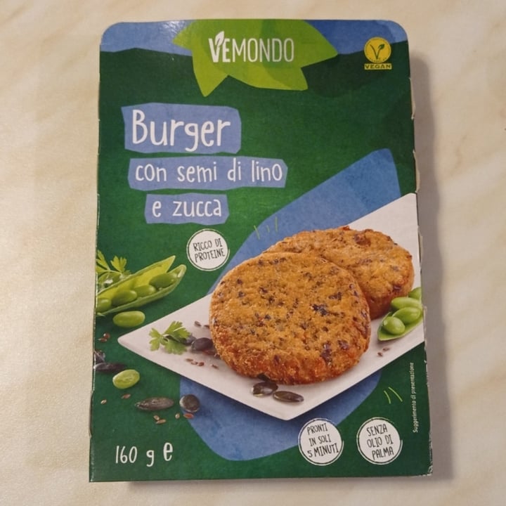 review photo of Vemondo Burger Con Semi Di Lino E Zucca shared by @verdurila on 27 Nov 2021 - review