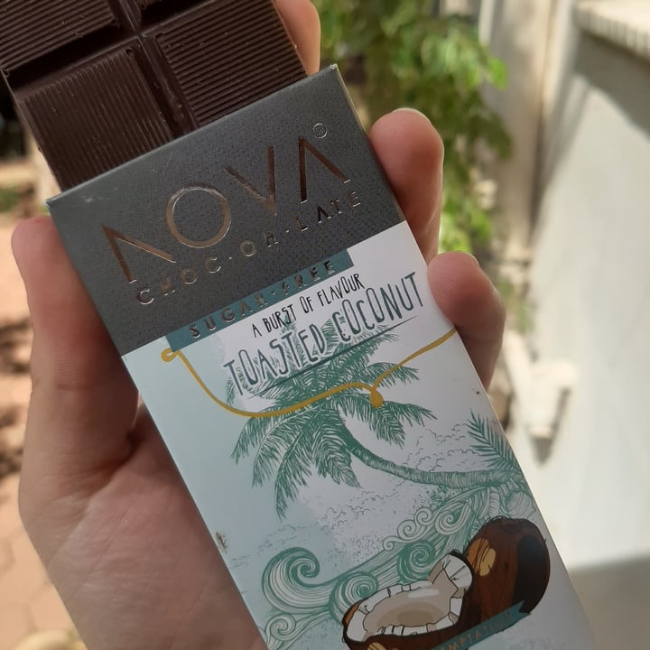 photo of NOVA Chocolate with Toasted Coconut shared by @sineadsuter on  05 Nov 2020 - review