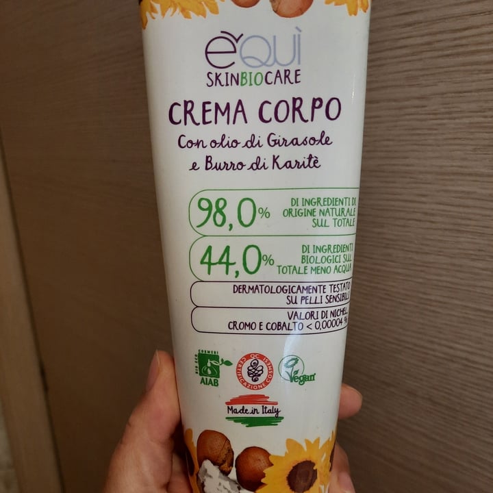 photo of Equí Crema Corpo shared by @fds on  15 Apr 2022 - review