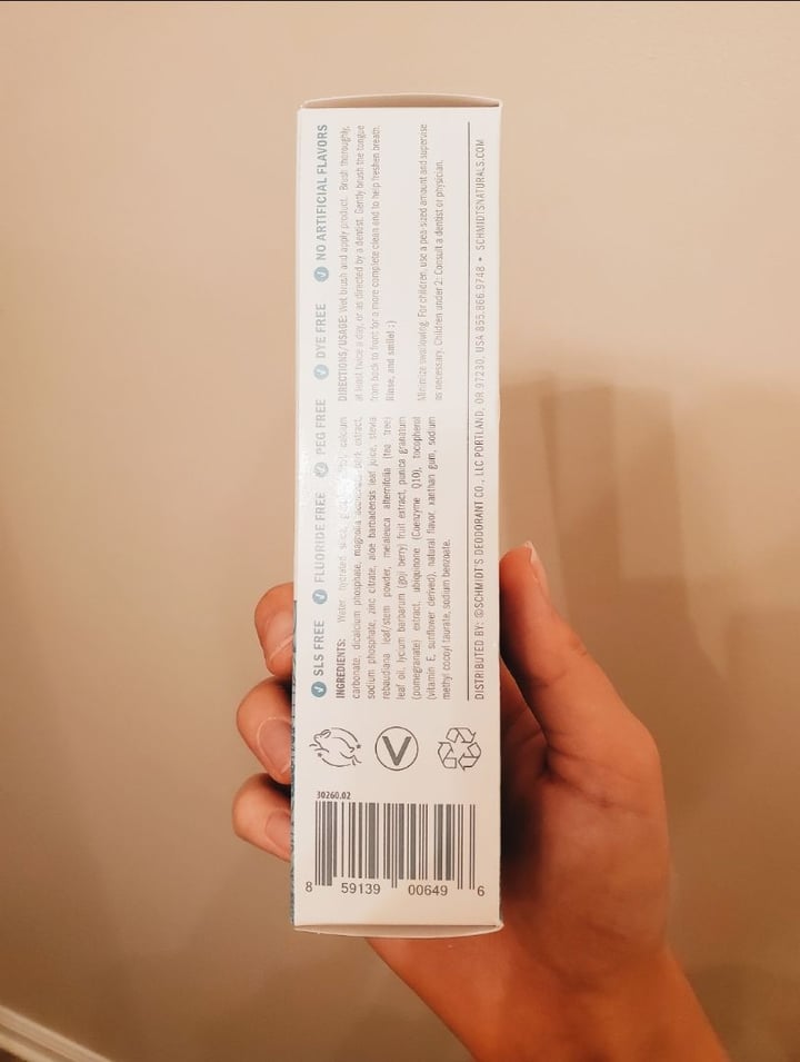 review photo of Schmidt's Wondermint Tooth + Mouth Paste shared by @mishanovak on 01 Sep 2019 - review